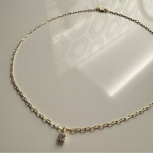 Melinda Maria Diamond Drop Necklace